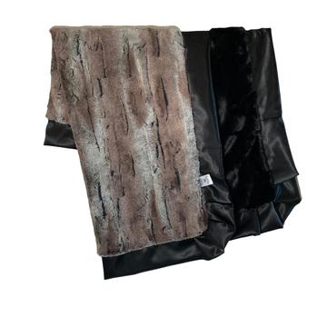 Limited Time Offer! Luxury Faux Fur Rockin Royalty Foxy Blanket Made in USA