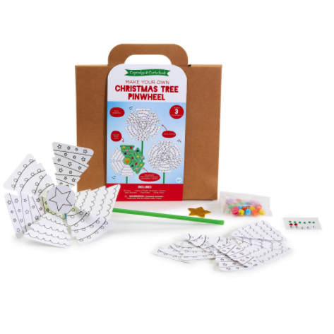 Hot Deal! Cupcakes & Cartwheels DIY Christmas Tree Pinwheel for Festive Fun