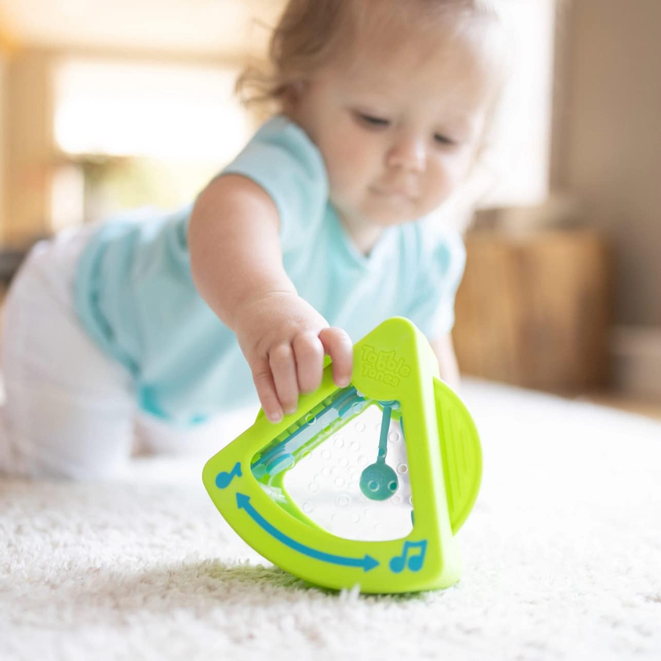 Fat Brain Tobble Tones - Fascinating Teeter - Tottering Pendulum Toy with Bell Tones!