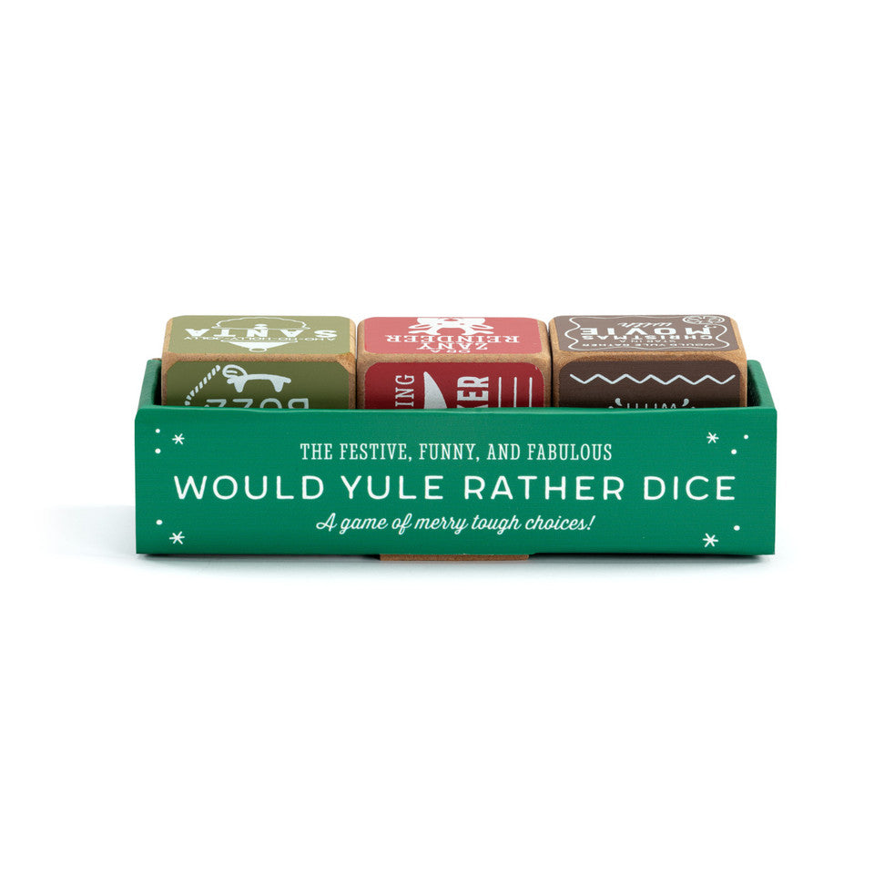 Demdaco Crazy Christmas Would You Rather Dice Set - Great for Festive Fun