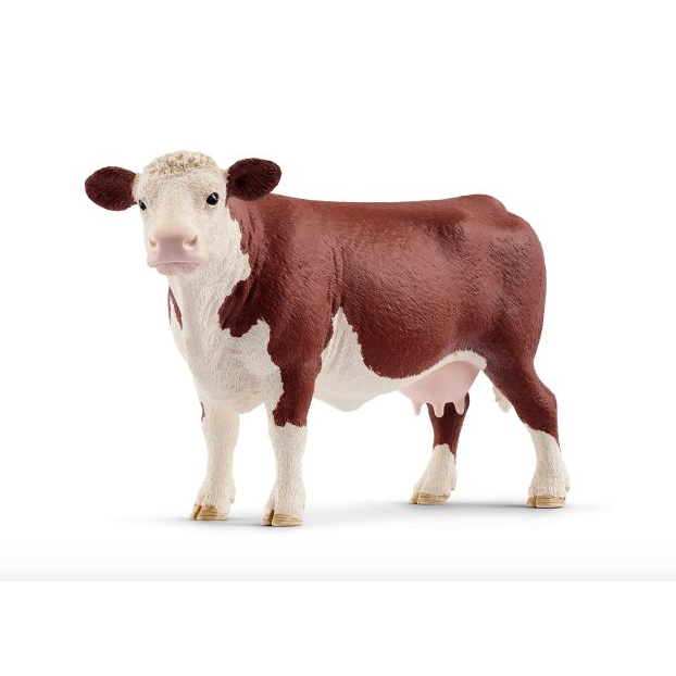 Schleich Hereford Cow - Adorable Collectible