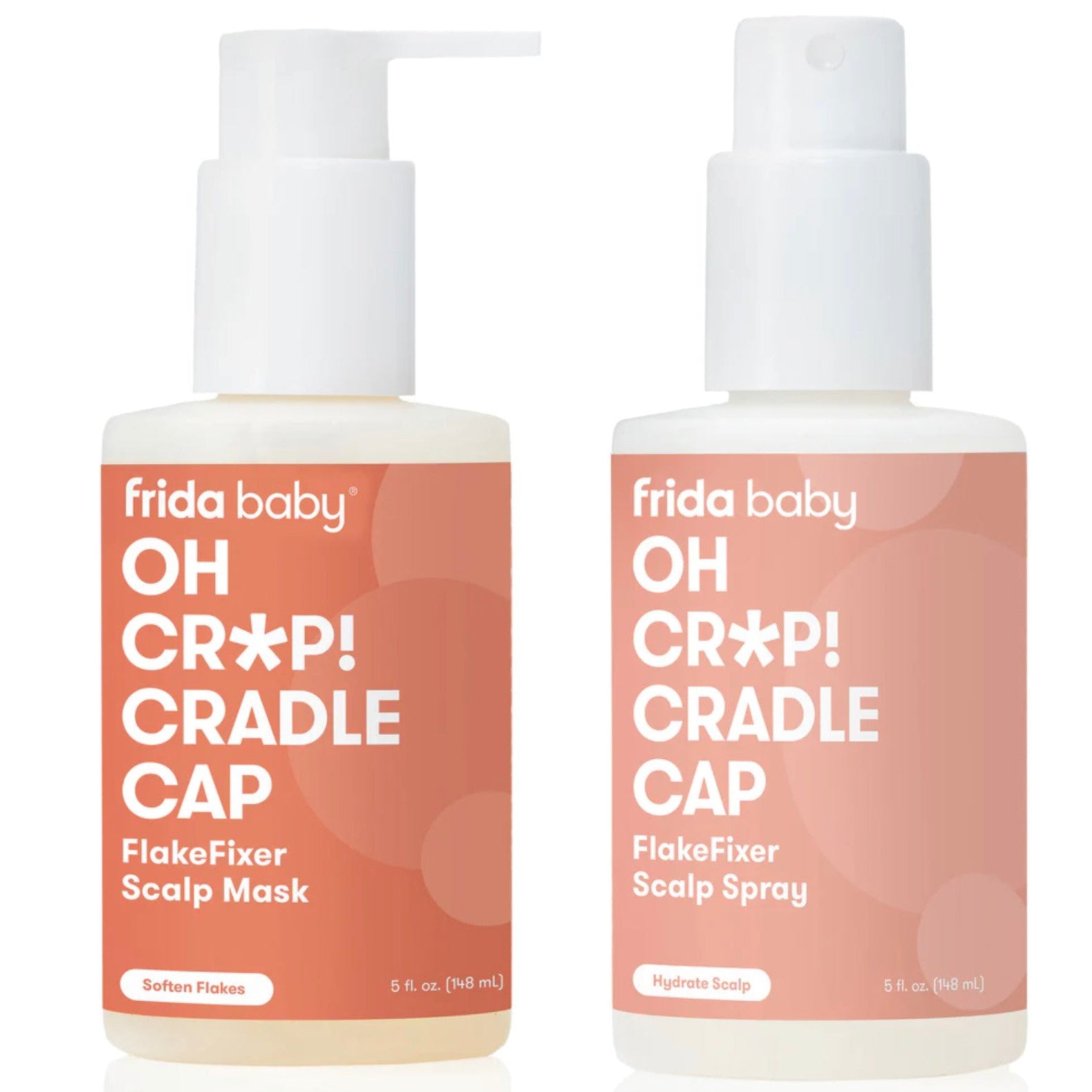 FridaBaby Cradle Cap Fixer Spray & Scalp Mask Duo - Ideal for Baby
