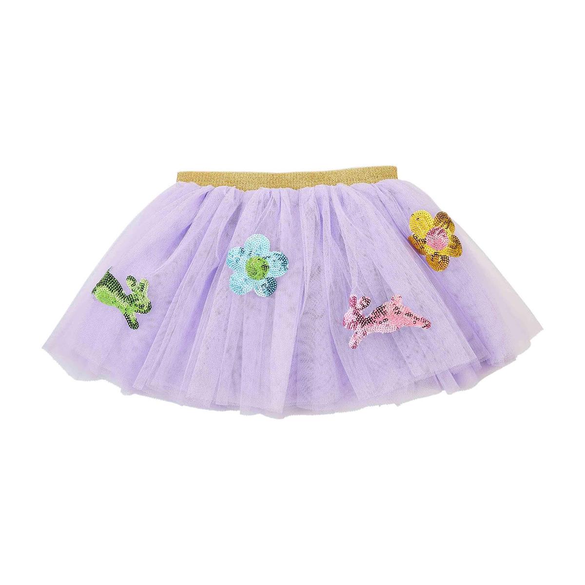 Mud Pie One - Size Easter Tulle Tutu Skirt with Sequin Details