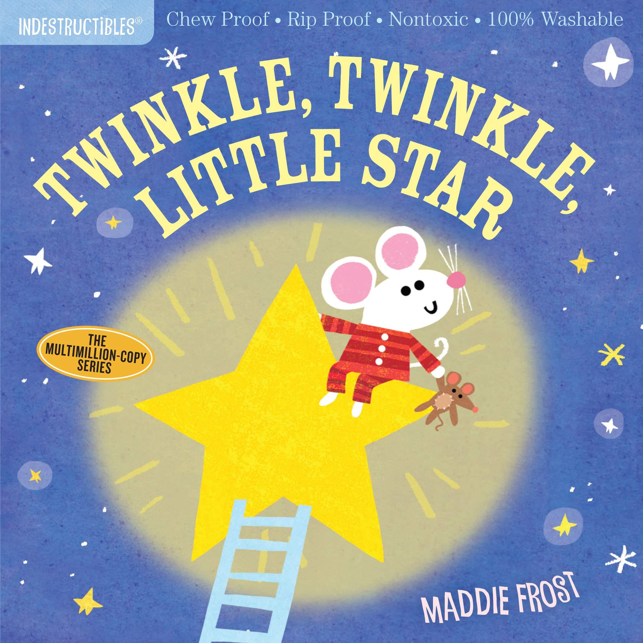 Indestructible Nursery Rhyme Book: Twinkle, Twinkle, Little Star - Ideal for Baby Bedtime Reading