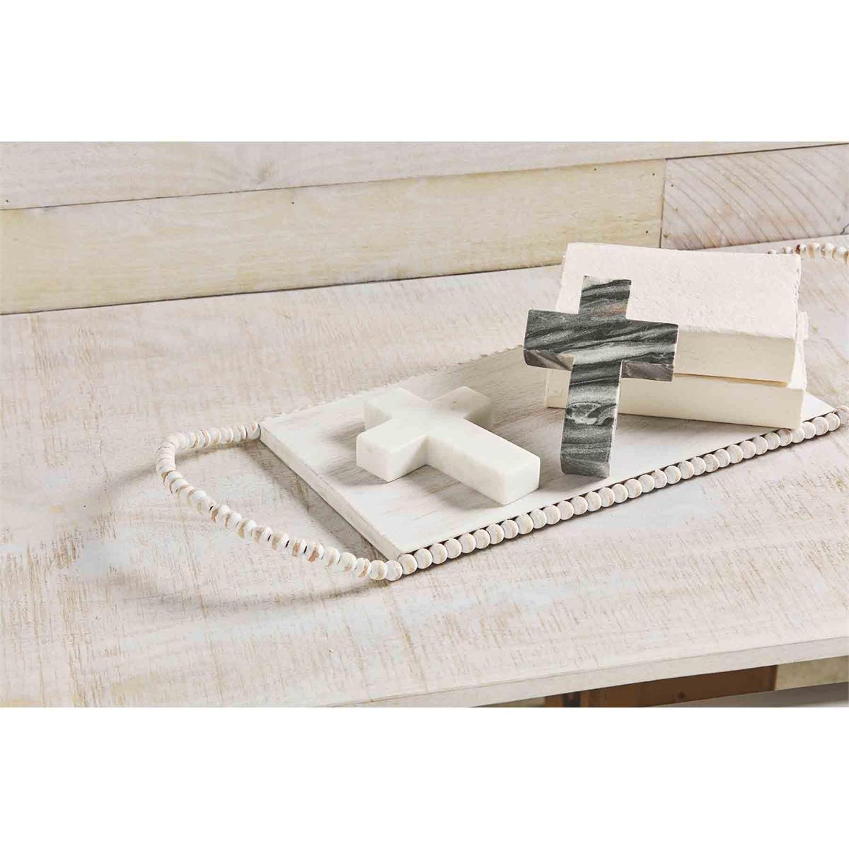 Hot! Mud Pie Decorative Marble Cross