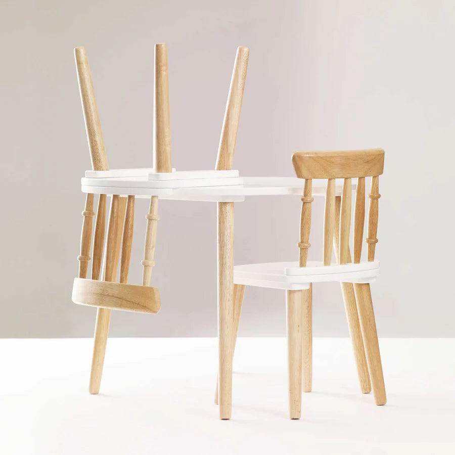 Le Toy Van Kids' Sustainable Wooden Table and Chairs Set - Ideal Gift