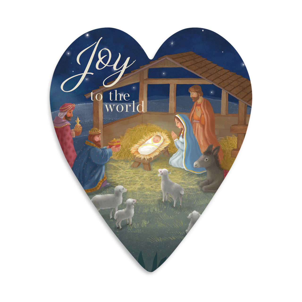 Demdaco Art Hearts Holiday Joy to the World Gift Puzzle - 100 Pieces