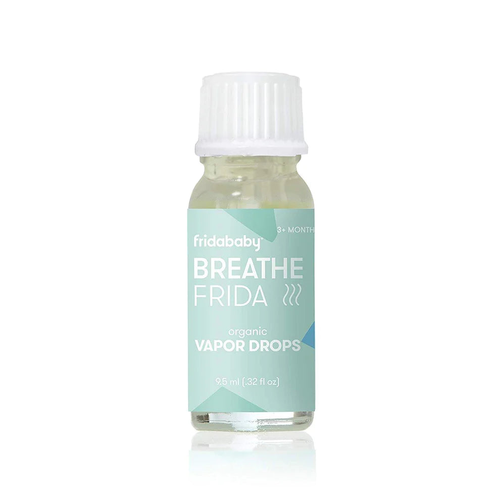 FridaBaby BreathFrida Vapor Bath Drops - Organic Comfort for Cold & Flu Season