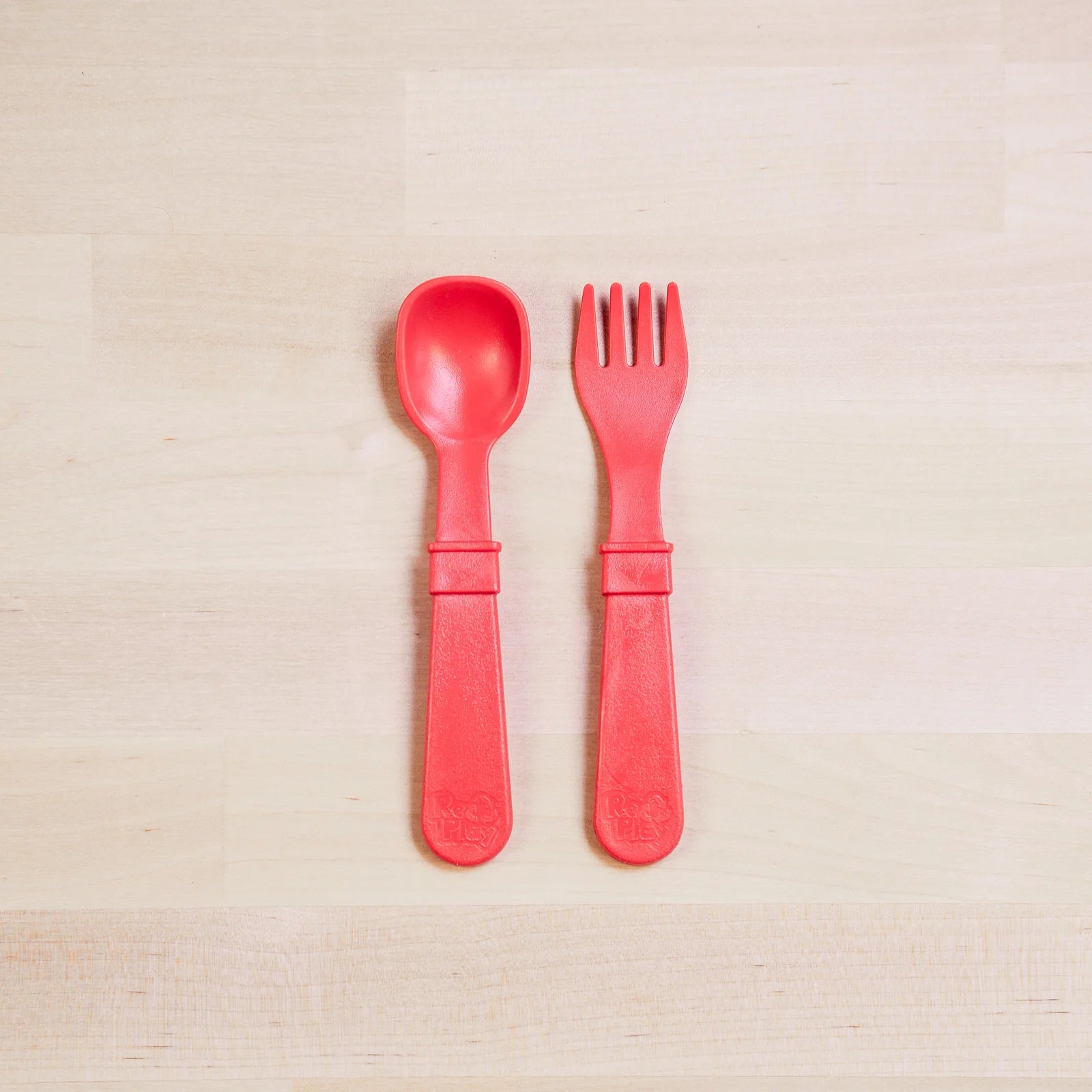 Re-Play Toddler-Friendly Recycled Utensil Set with Vibrant Colors