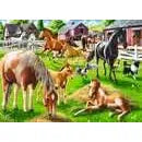 Ravensburger 60-Piece Jigsaw Puzzle for Children: Happy Horses