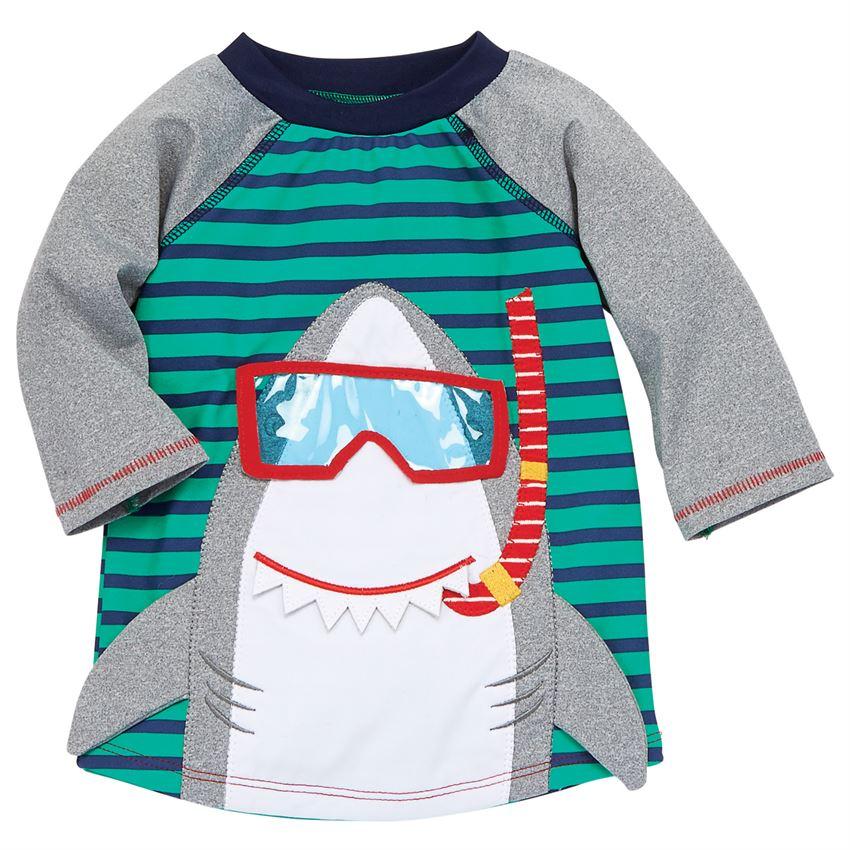 Hot Deal! Mud Pie Shark-themed Rashguard
