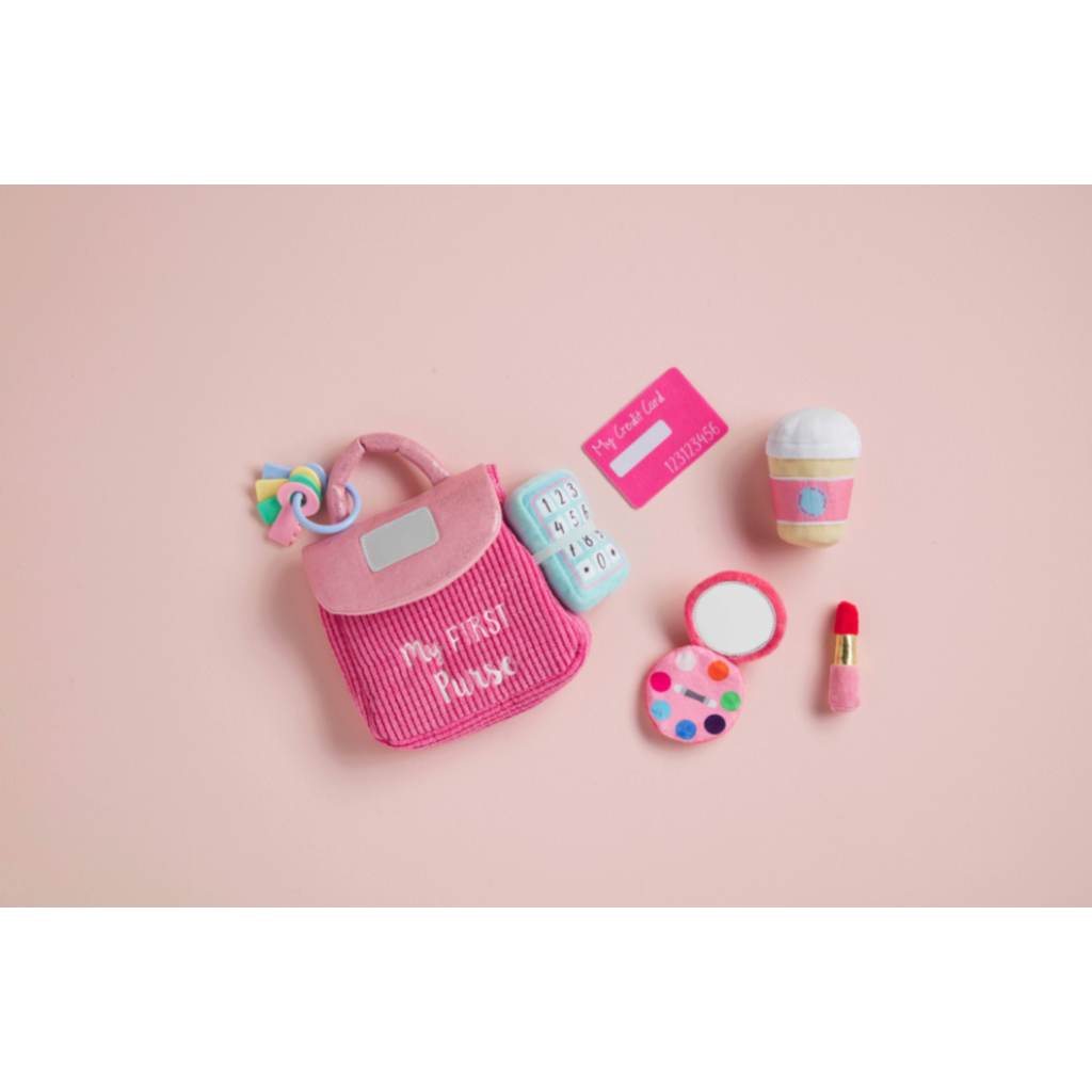 Mud Pie Soft Plush My First Purse Play Set for Kids