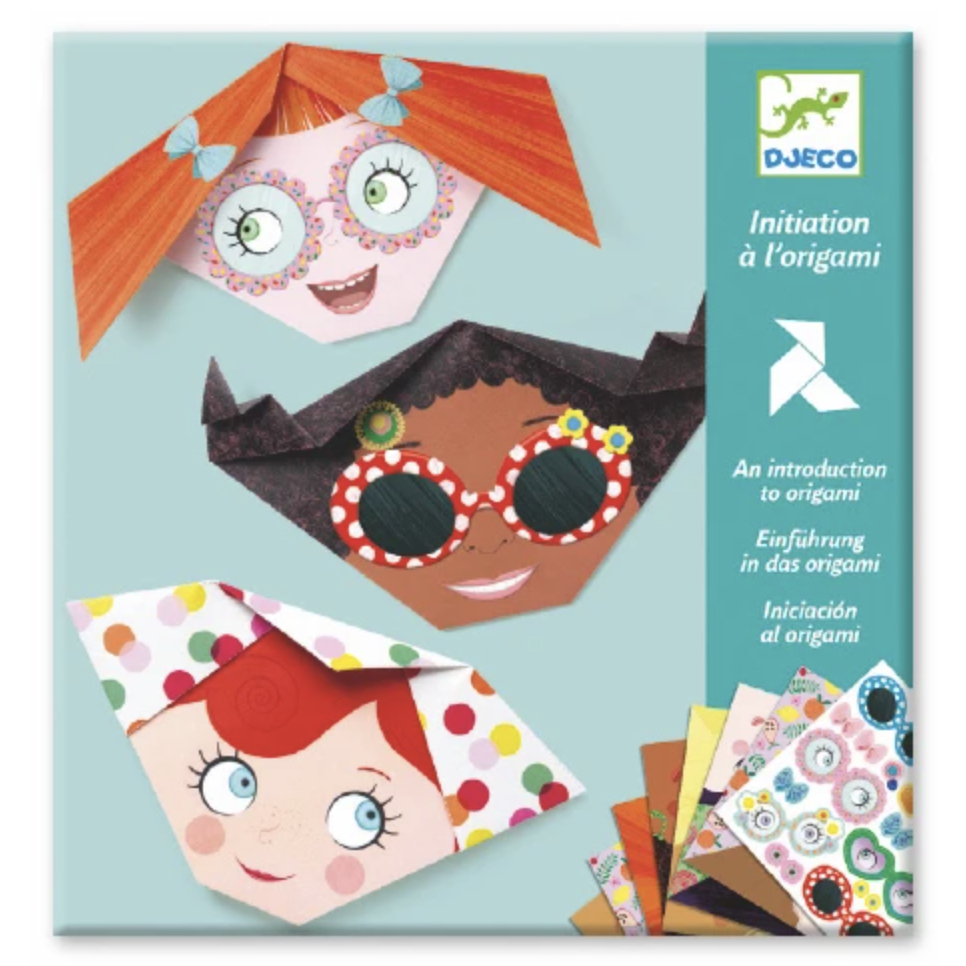 DJECO Petit Gifts Origami - Cool Pretty Faces Sets