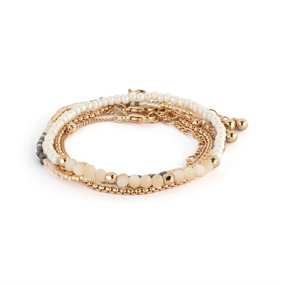 Demdaco Rose Cloud Gold Sharing Kindness Bracelet Set of 5 - Great Deal