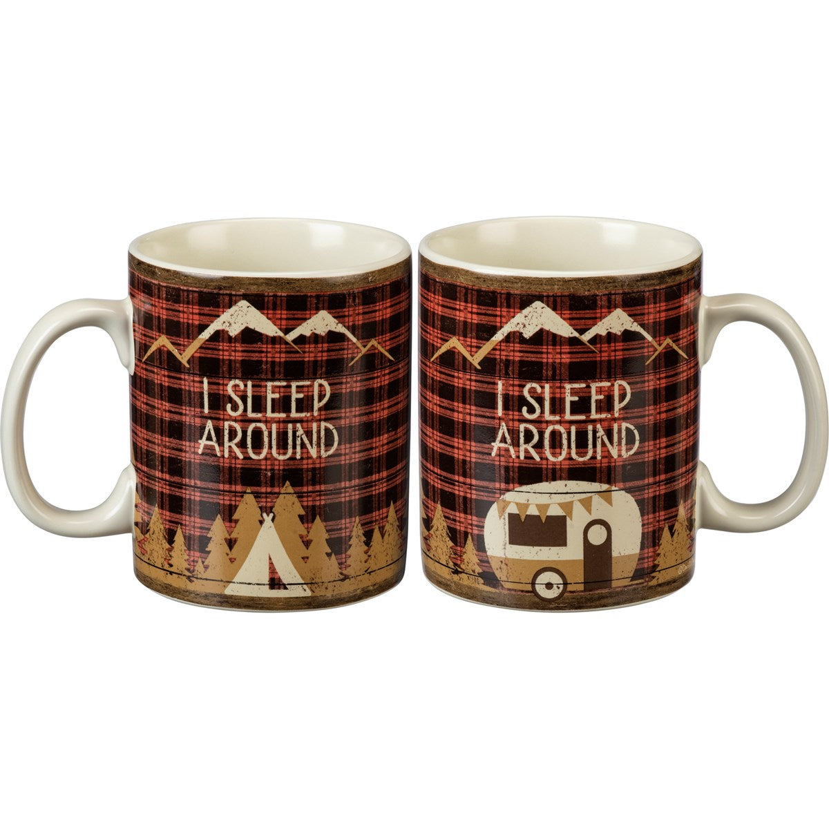 Hot Deal! Primitives By Kathy 'I Sleep Around' Stoneware Mug