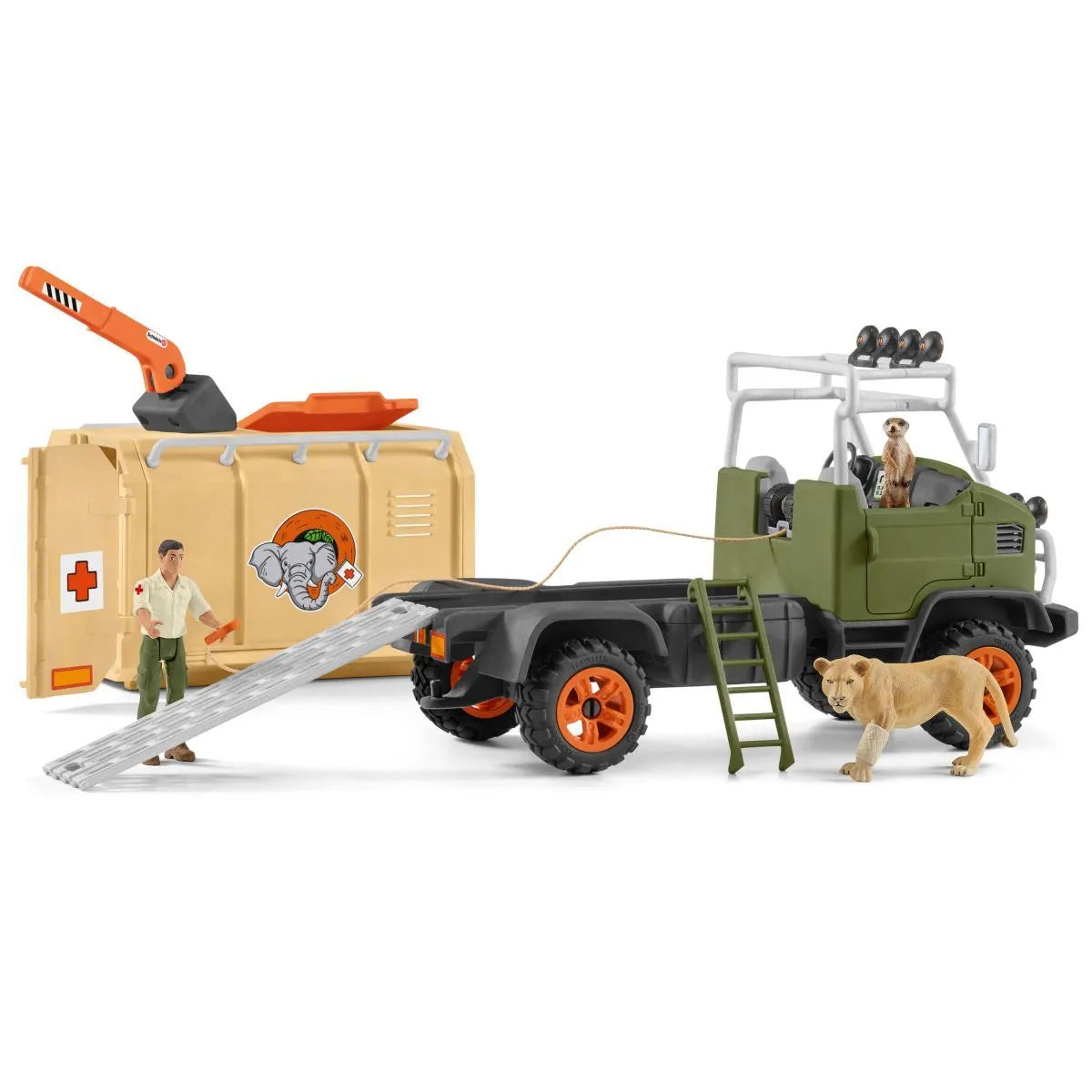 Schleich Animal Rescue: Large Truck Set - Ideal Gift!