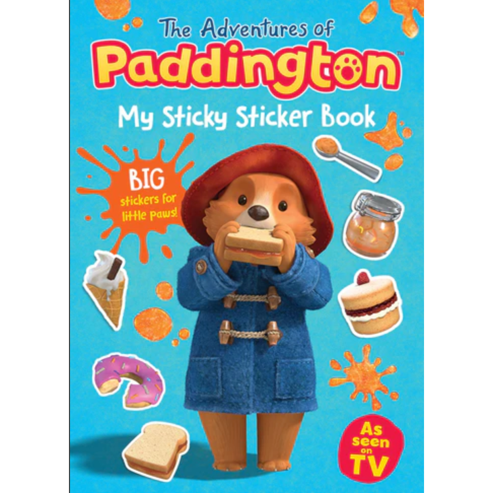 Hot Deal! Harper Collins' Paddington Sticker Book (Paperback) with Award - winning Preschool TV Series Theme