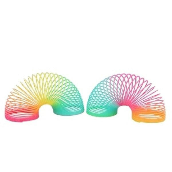 Colorful Plastic Rainbow Spring for Endless Fun