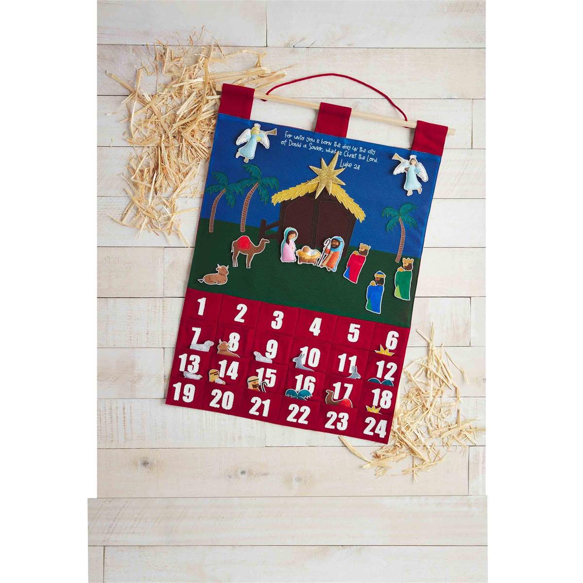 Mud Pie Christmas Nativity Advent Calendar - Ideal for Ages 3+