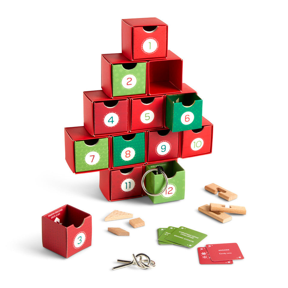 Demdaco's Festive 12 Days of Brainteasers: Ideal Christmas Gift