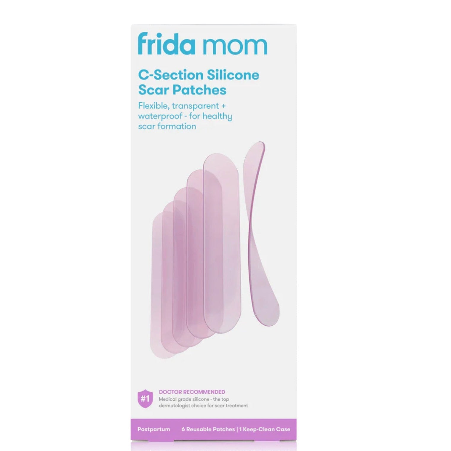 FridaMom Premium C-Section Silicone Scar Patches for Optimal Scar Care