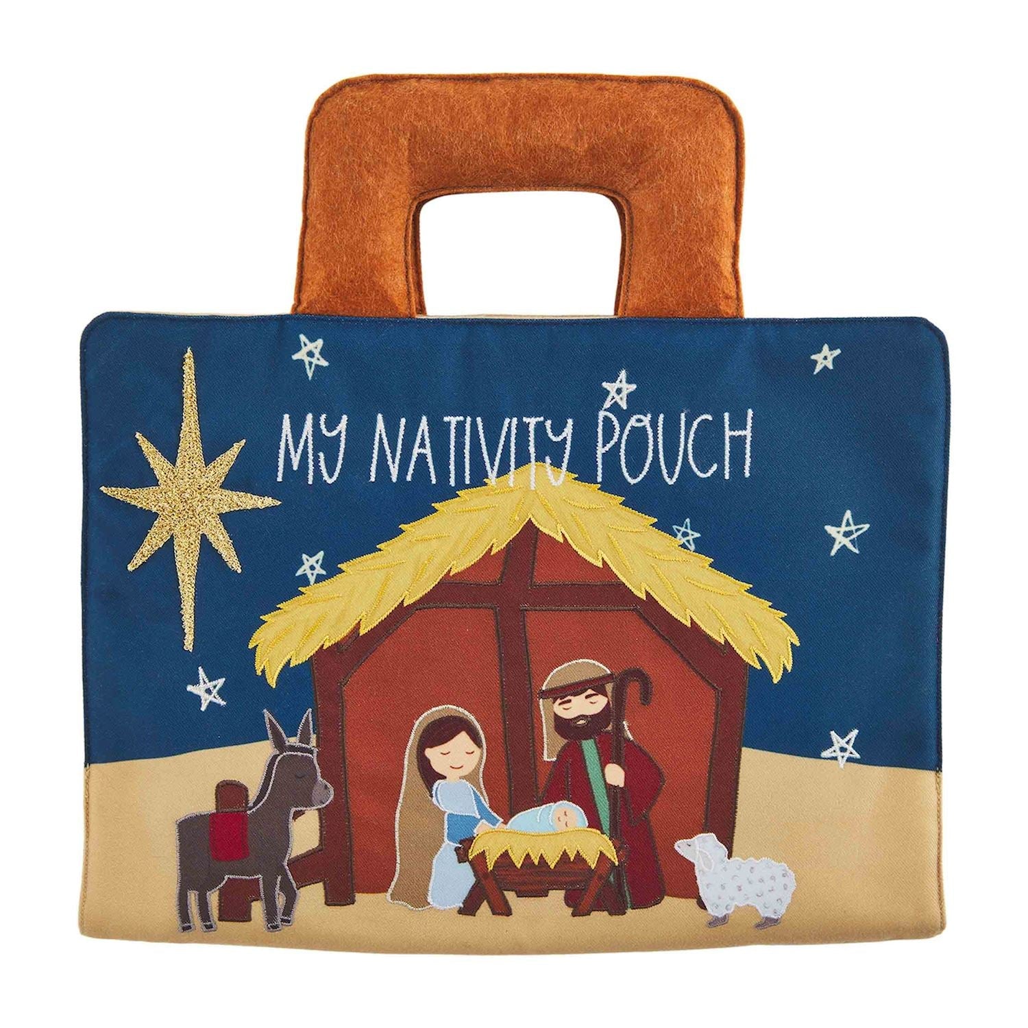 Mud Pie Nativity Plush Pouch Set - Great Deal!