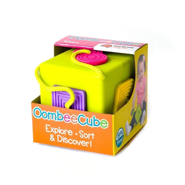 Fat Brain OombeeCube - Ideal for Early Tactile Learning!