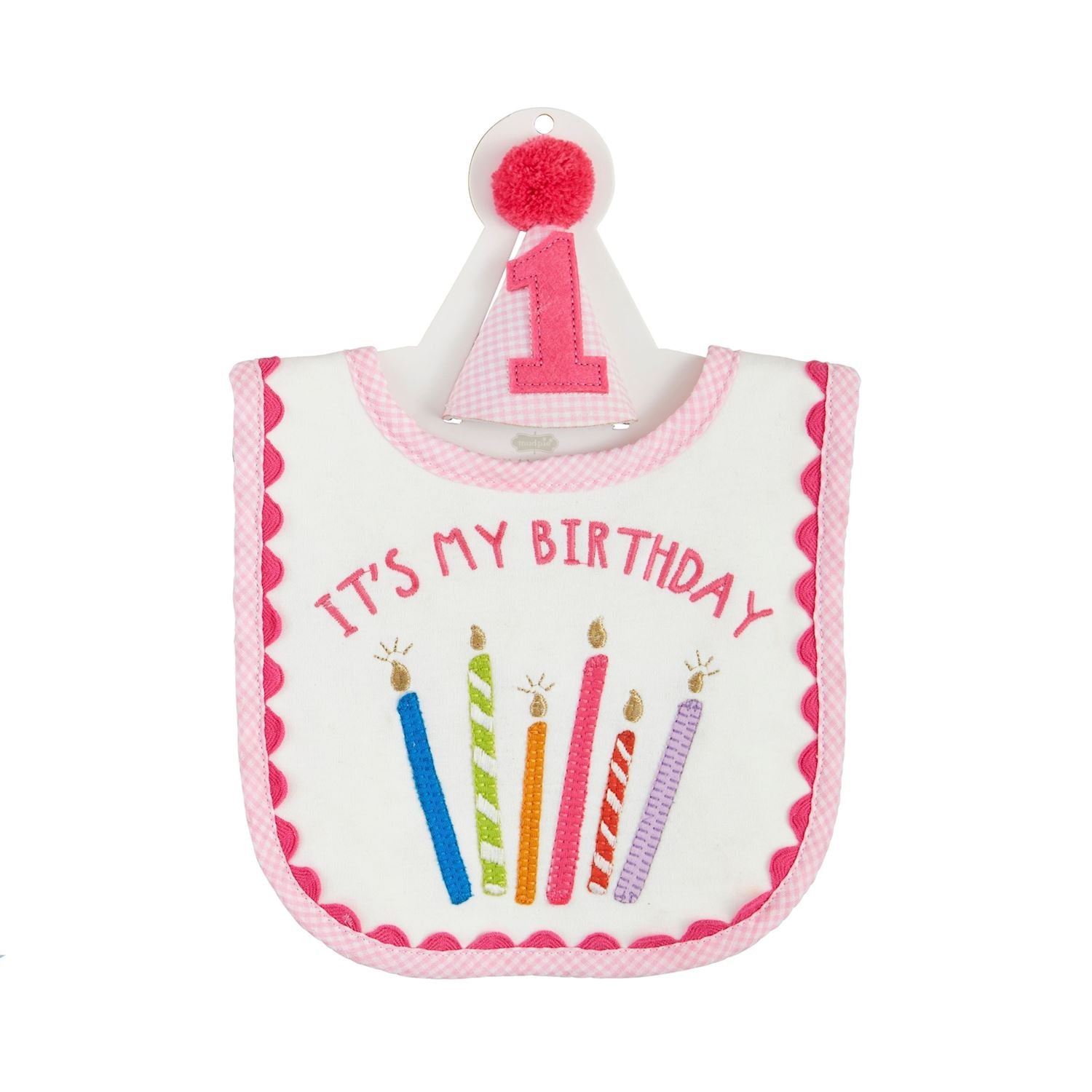 Hot Sale! Mud Pie Pink Cake Smash 2 - Piece Set