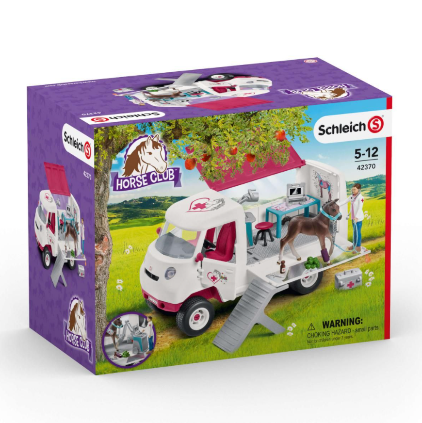 Schleich Horse Club Mobile Vet Set with Adorable Hanoverian Foal