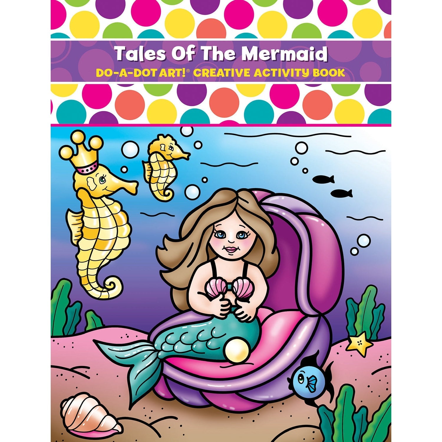 Hot Sale! Do-A-Dot Art Creative Activity Book - Enchanting Mermaid Tales