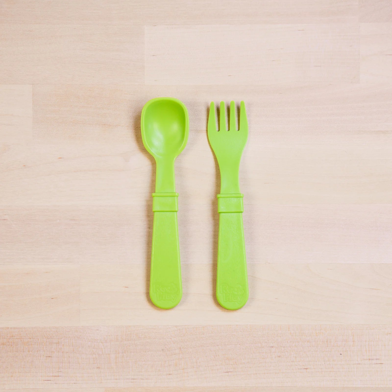 Re-Play Toddler-Friendly Recycled Utensil Set with Vibrant Colors