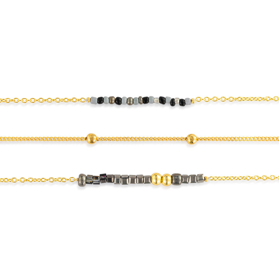 Demdaco Sand Gold Sharing Kindness Necklace Set of 3 for Various Occasions