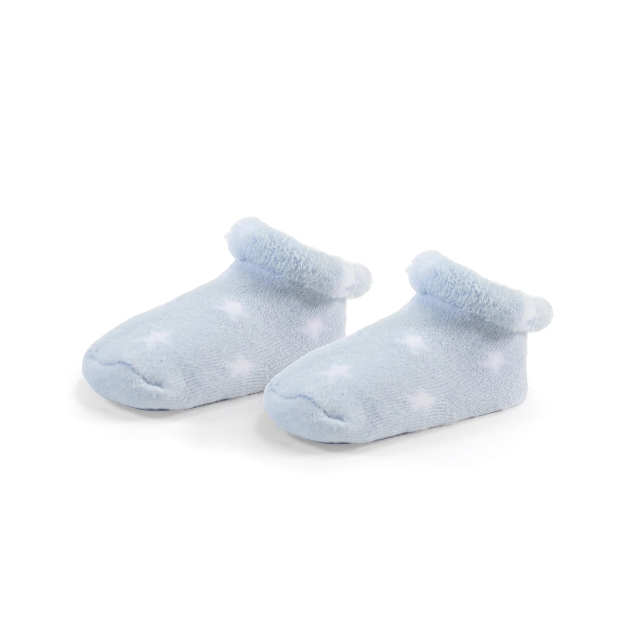 Hot Sale! Kushies Infant Sock Set - 2 Pairs in Ice Solid and Stars Design
