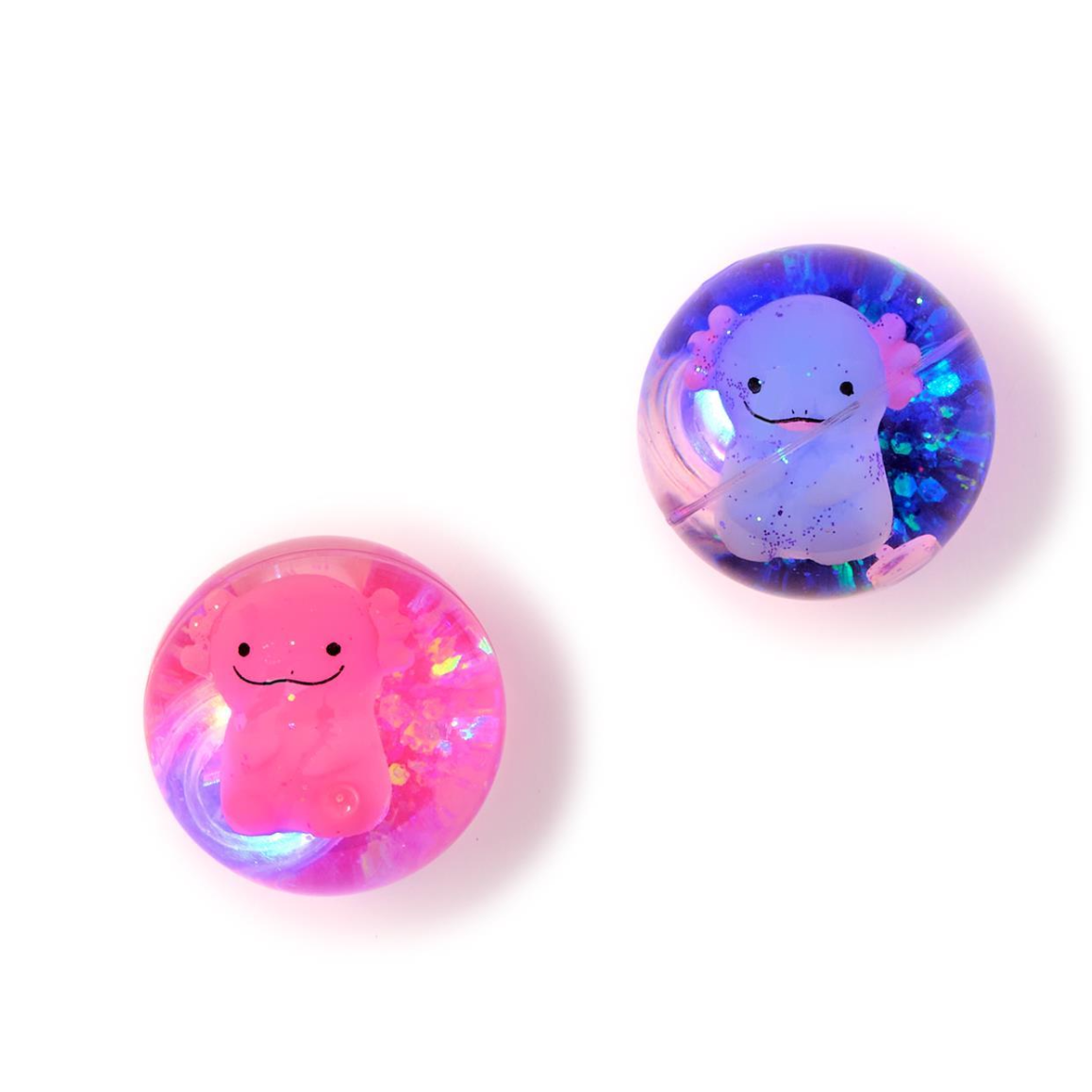 Adorable Axolotl-themed Light-up LED Bouncing Ball for Fun Playtime