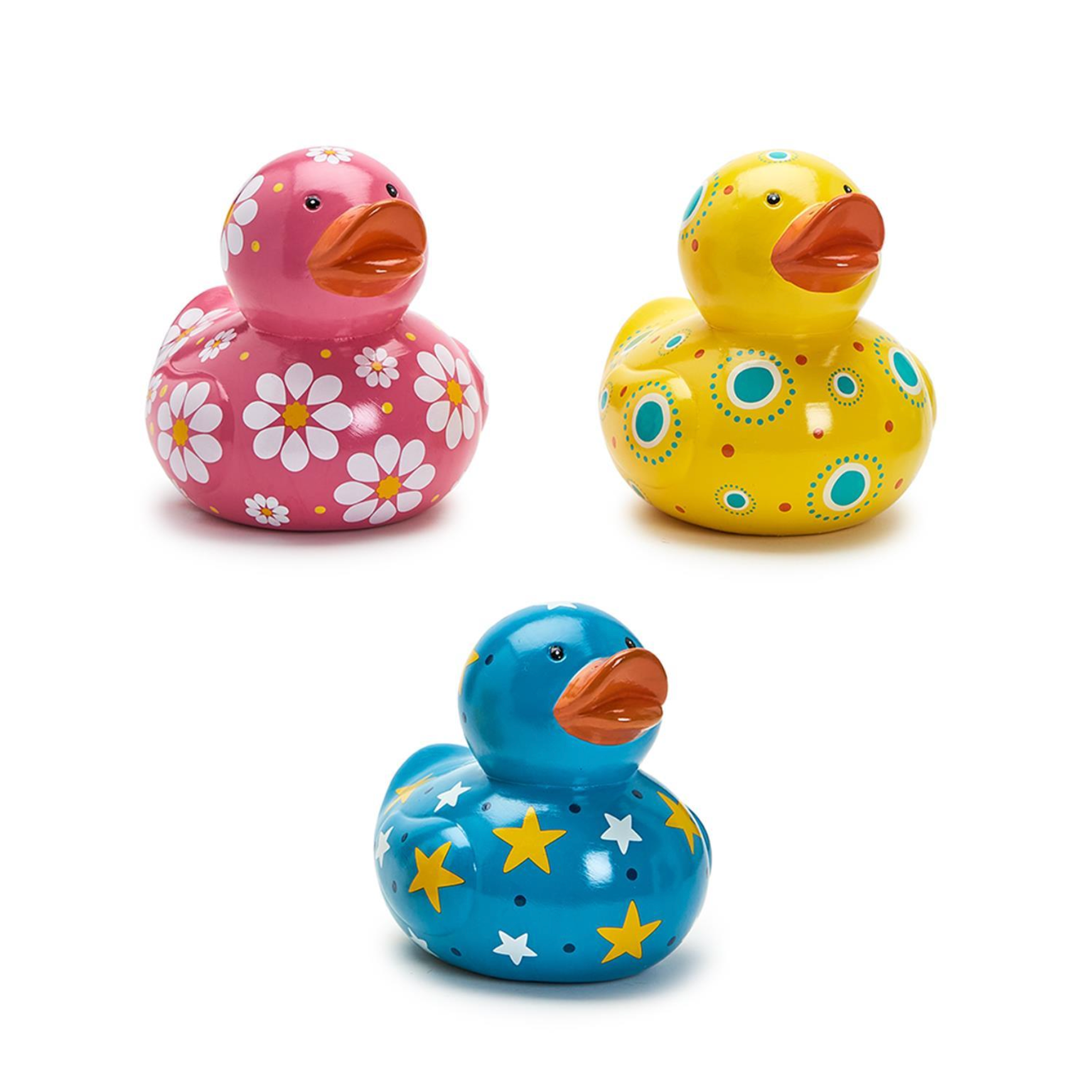 Adorable Ceramic Duckie Money Bank with Assorted Colors for Kids