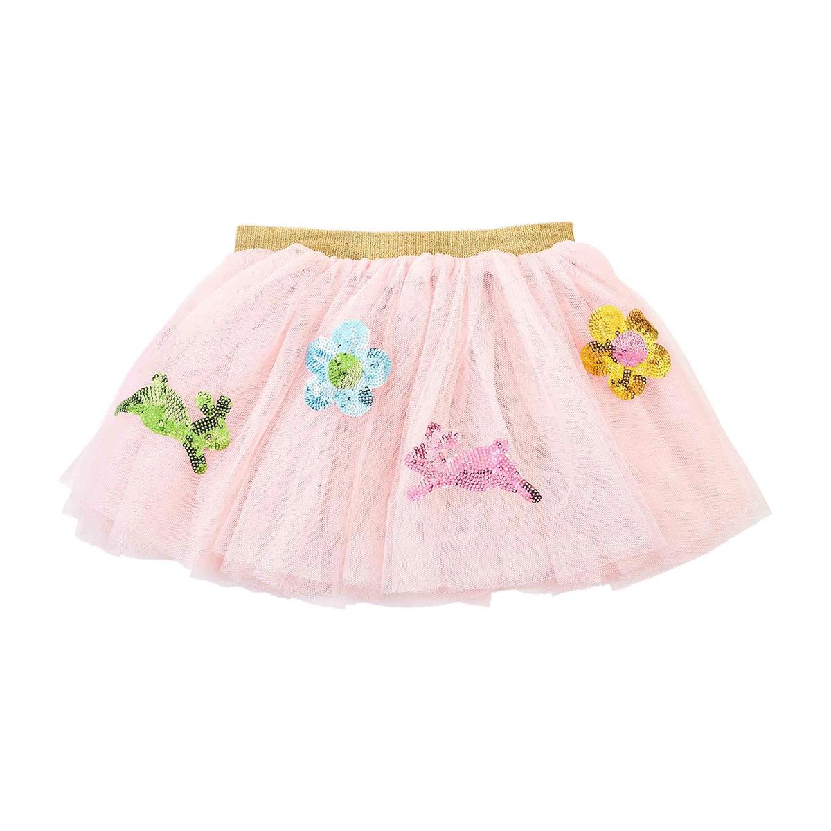 Mud Pie One - Size Easter Tulle Tutu Skirt with Sequin Details