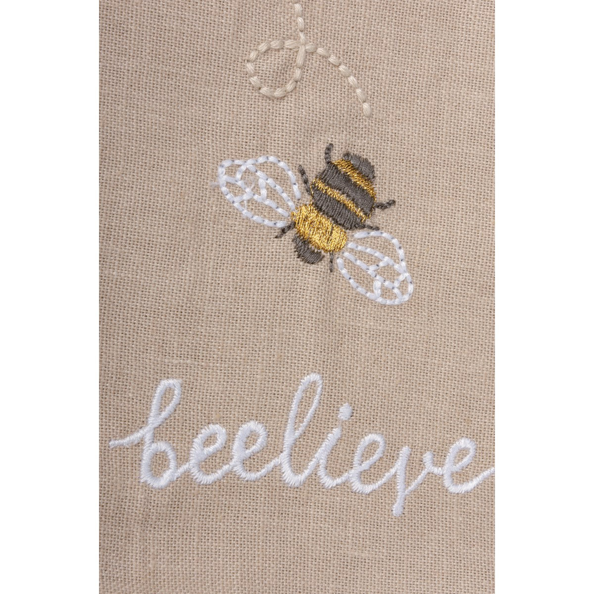 Hot! Primitives By Kathy 'Beelieve' Embroidered Kitchen Towel