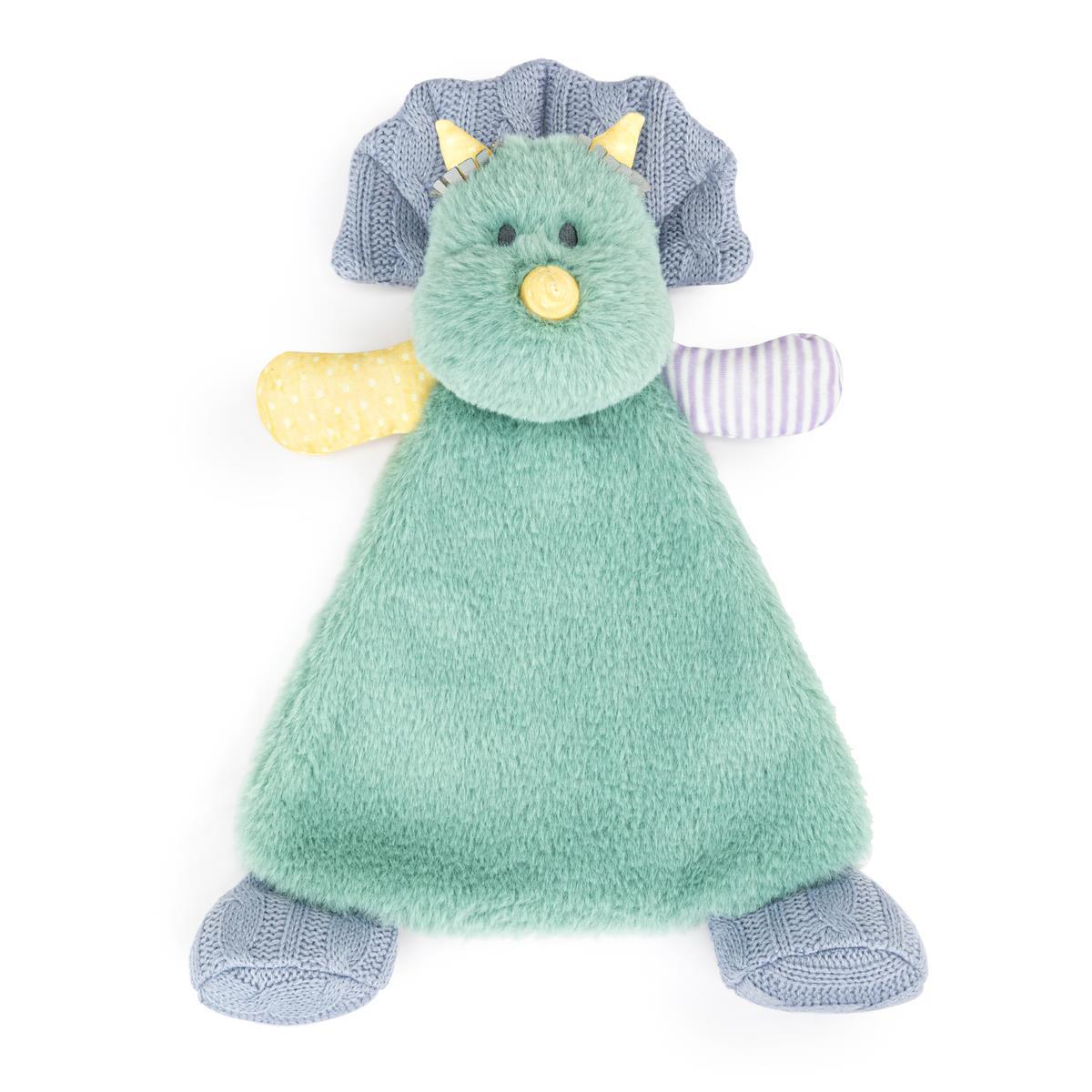 Demdaco Whimsical Dino Oddball Blankie for Playful Moments