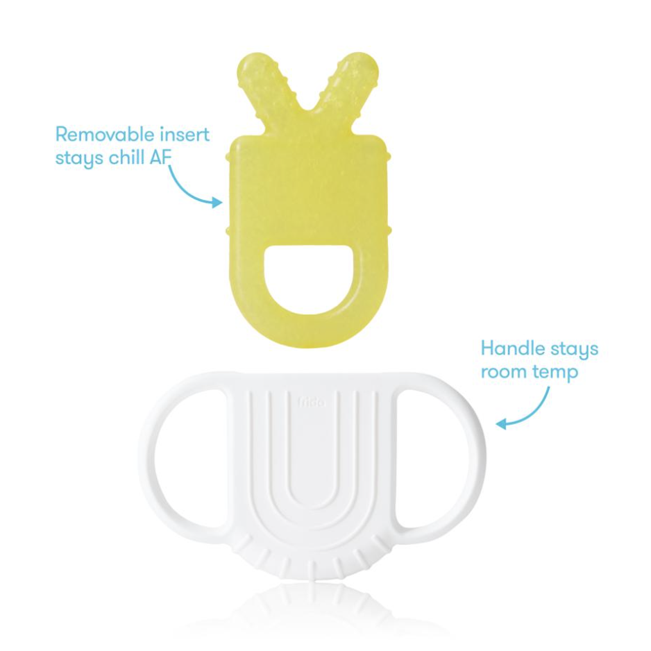 Get Relief Now! FridaBaby Teether with Warm-hold Handle for Soothing Baby's Sore Gums