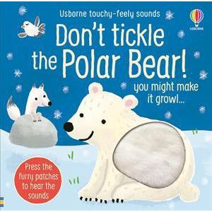 Hot Sale! Usborne Board Book - Don't Tickle the Polar Bear! Touchy-Feely Sounds