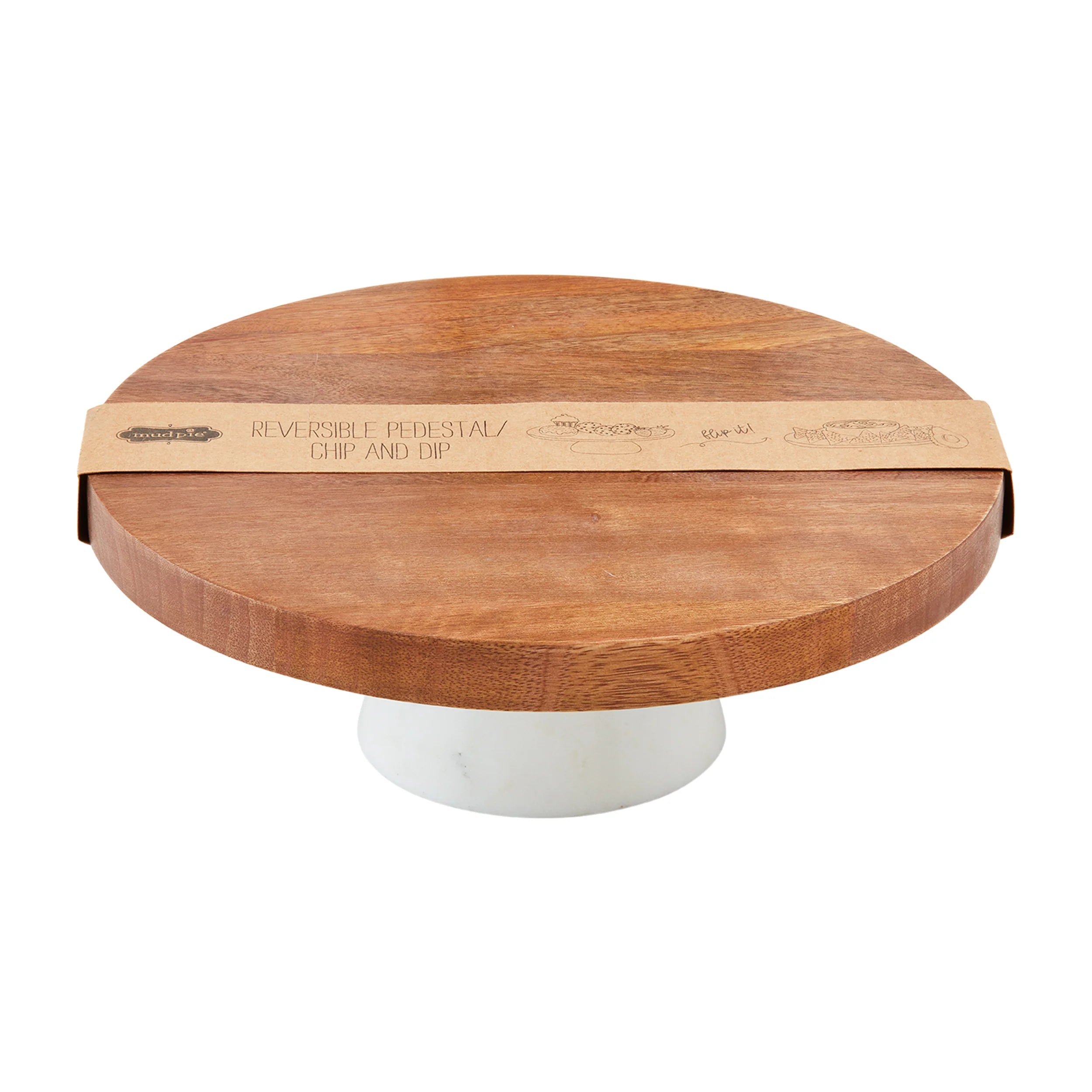 Hot! Mud Pie Reversible Chip & Dip Server Set