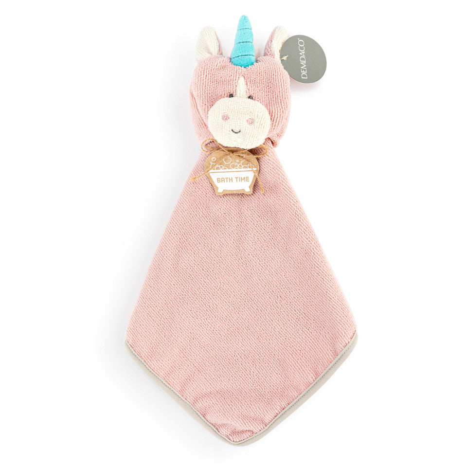 Hot Sale! Demdaco Unicorn Bath Time Washcloth from Love to Play Collection