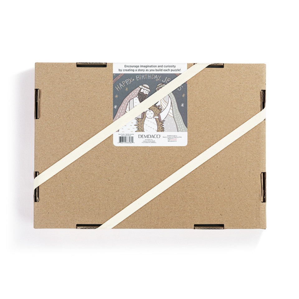 Demdaco Happy Birthday Jesus Nativity Journey Story Puzzle Set
