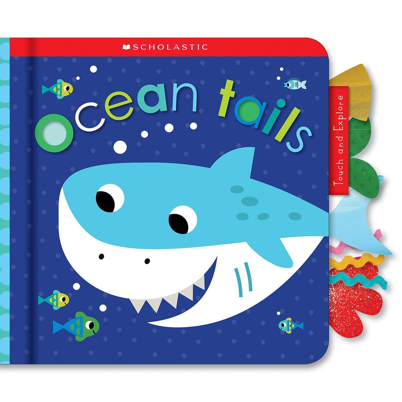 Hot Deal! Scholastic Interactive Board Book - Touch & Explore Ocean Tails for Infants and Toddlers