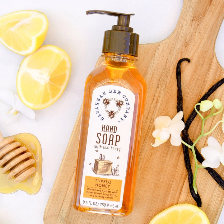 Savannah Bee Company 9.5oz Tupelo Honey Hand Soap - Blissful Fragrance, Skin - Softening