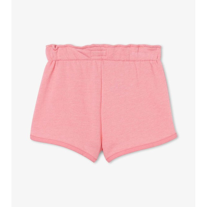 Hot Deal! Hatley Pink French Terry Paper Bag Shorts