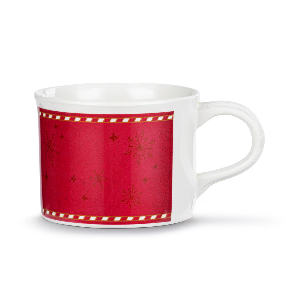 Demdaco Red Christmas Milk & Cookies Set for Santa