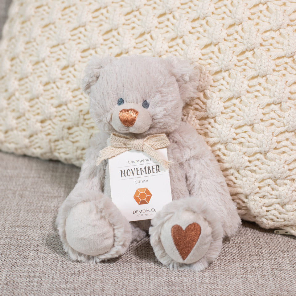 Demdaco November Birthstone Bear - Ideal Gift
