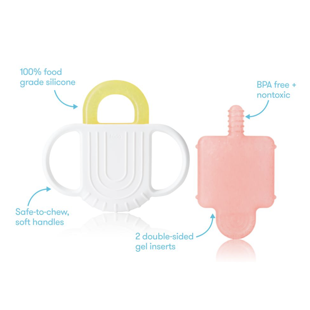 Get Relief Now! FridaBaby Teether with Warm-hold Handle for Soothing Baby's Sore Gums