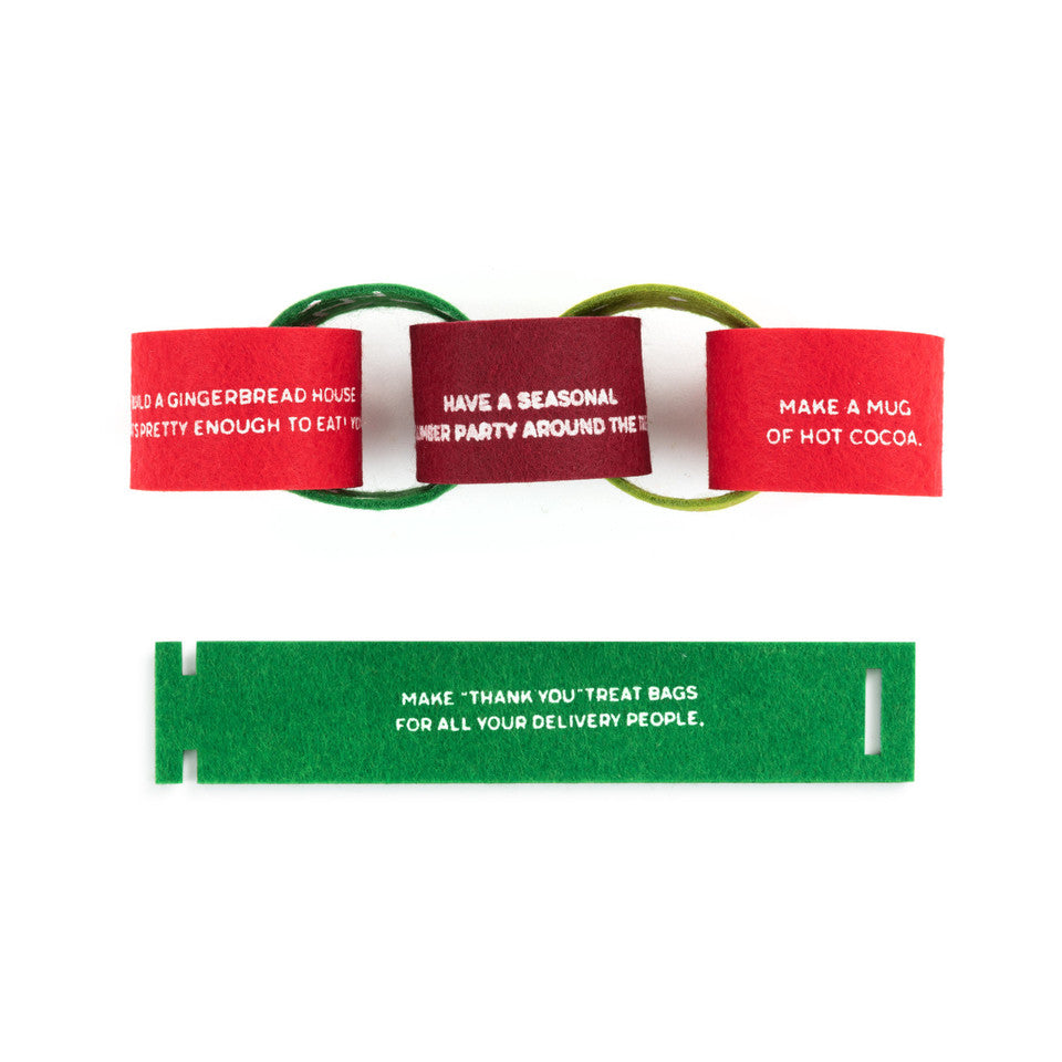 Demdaco Christmas Family Activity Countdown Chain - Festive Gift!